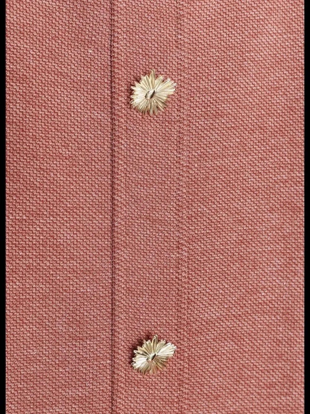 ZARA ❗️NWT PIQUE DRESS BUTTONED SIZE LARGE REF 3644/183 - Picture 3 of 5